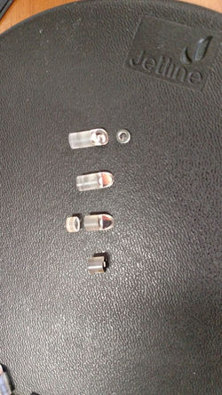 Objetivas danificadas