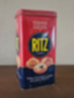 Thumbnail: Vintage RITZ CRACKERS 1987 Ltd Edition Advertising Tin Metal RETRO Decor