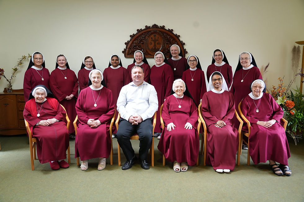 The Community Pictured with Fr. Rogério Gomes C.Ss.R before the Ceremony
