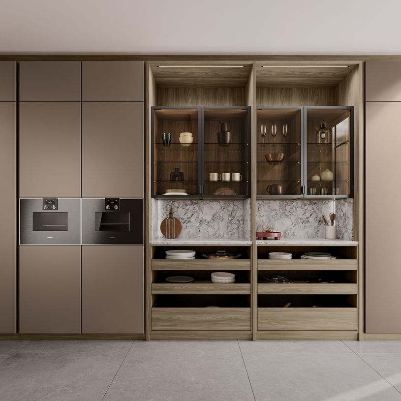 Matt Acrylic Kitchen Cabinets