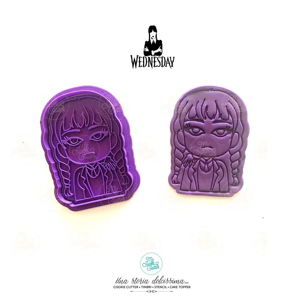 Famiglia Addams Mercoledì Formine Biscotti Cookie Cutter