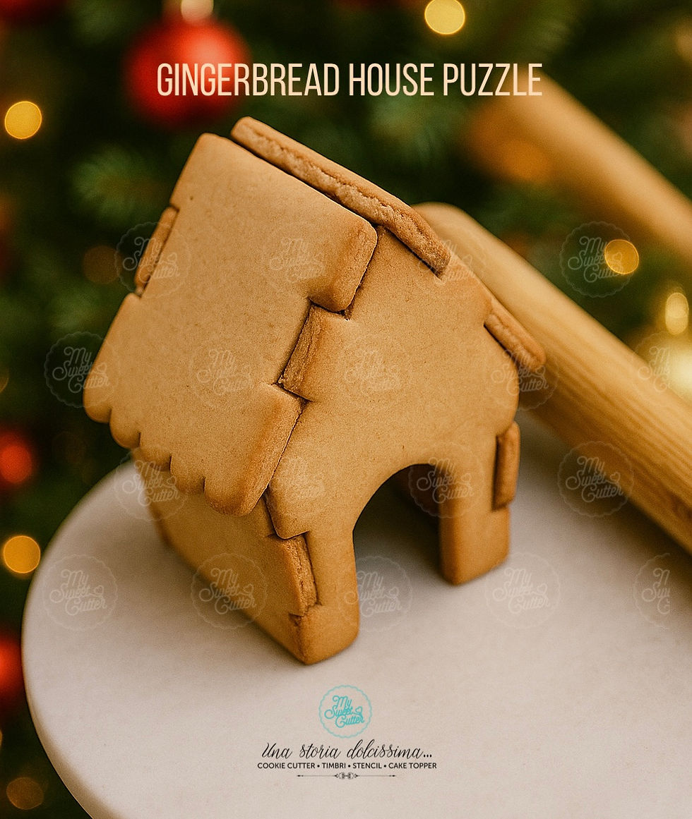 Cookie cutter formine biscotti gingerbread house casetta pan di zenzero Natale