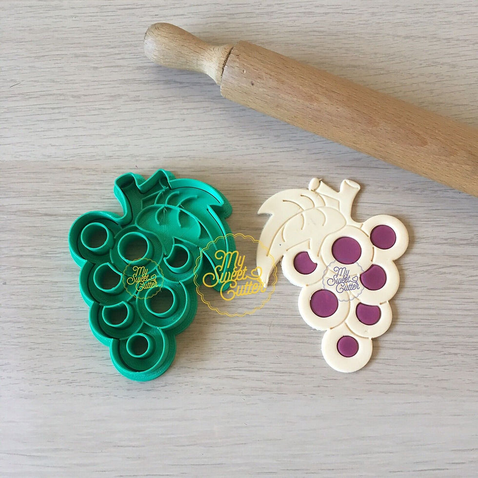 Uva Grappolo Formina Formine Biscotti Ripieni Cookie Cutter Tagliapasta 8/9cm