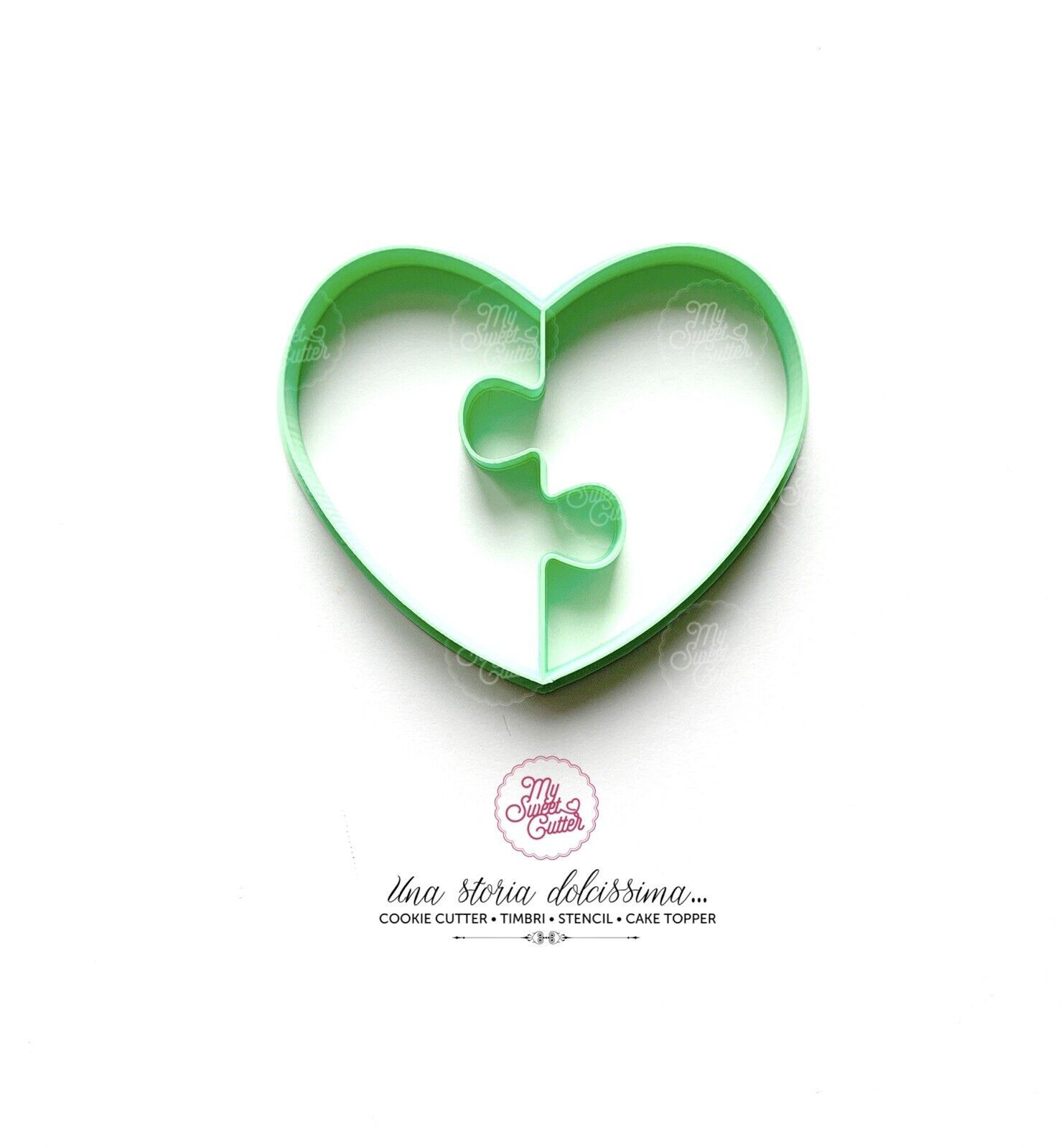 San Valentino Cuore Puzzle Formine Per Biscotti Cookie Cutter