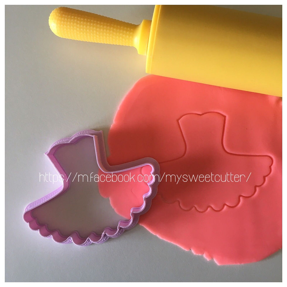Formine Tutù Ballerina Danza FORMINA BISCOTTI COOKIE CUTTER 8cm