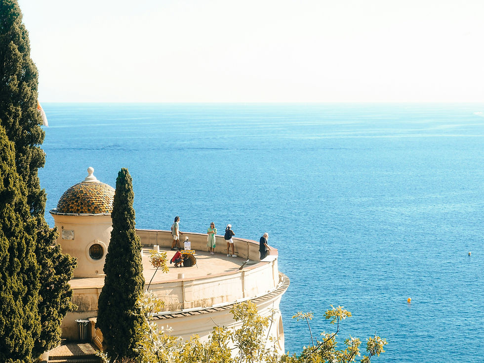 Mediterranean wedding setting on the French Riviera