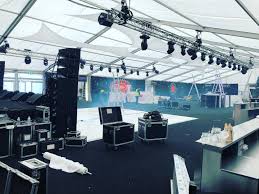 Large scale event sound system installation