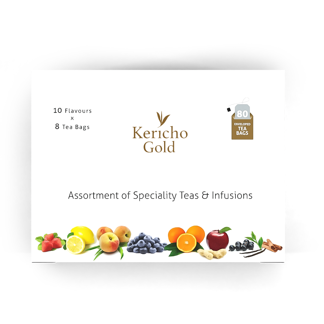 Kericho Gold Fruit & Herbal Assortment 80 pieces