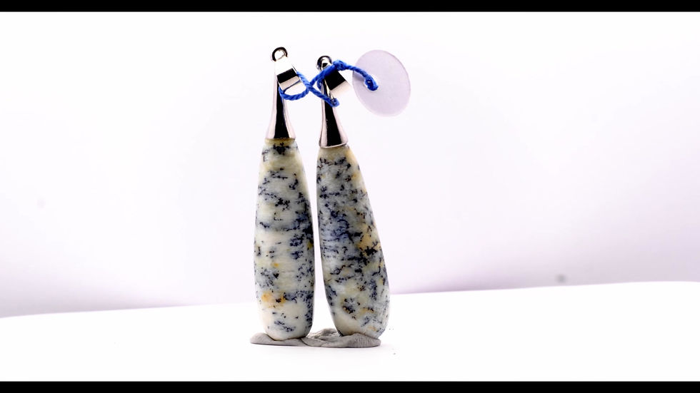 Thumbnail: Dendrite Opal Earrings