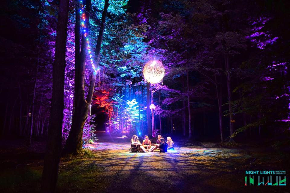 Night lights music festival