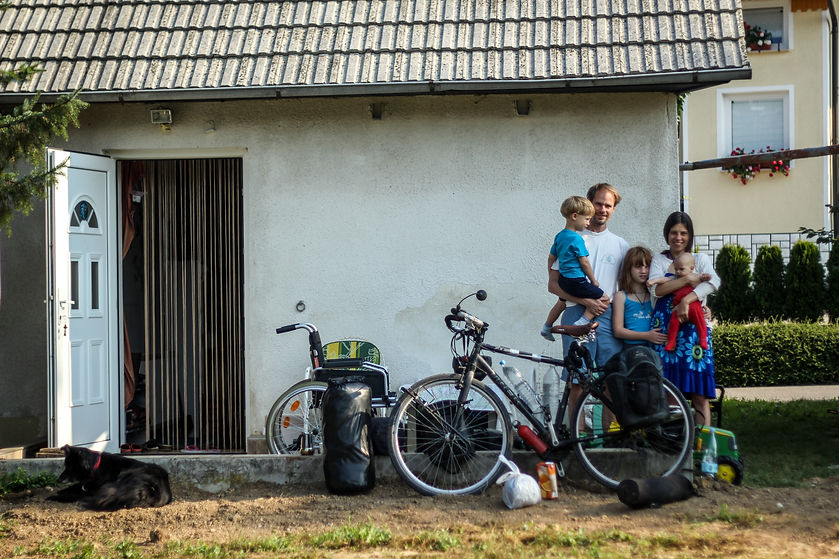 Meeting locals in Slovenia