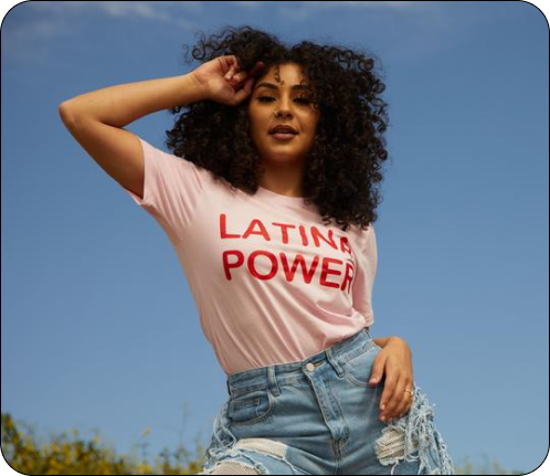 Latina Power tee-shirt by JZD