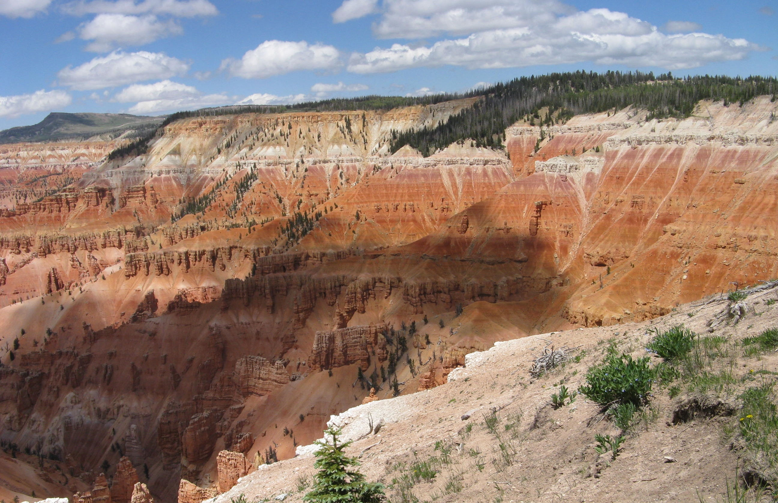Cedar Breaks National Monument view from the visitors' center