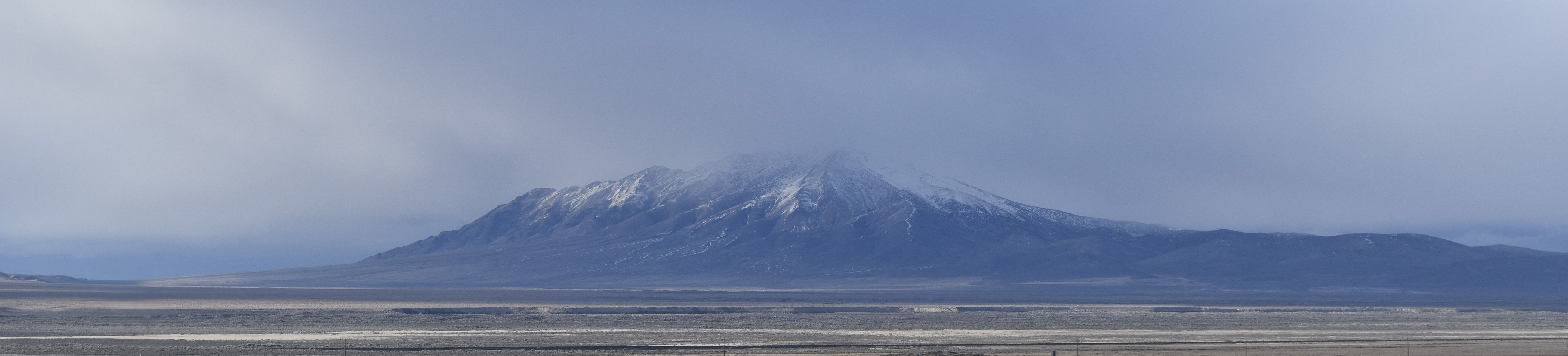 Trinity Mountains from I-80 rest area 53 miles east of Lovelock, NV