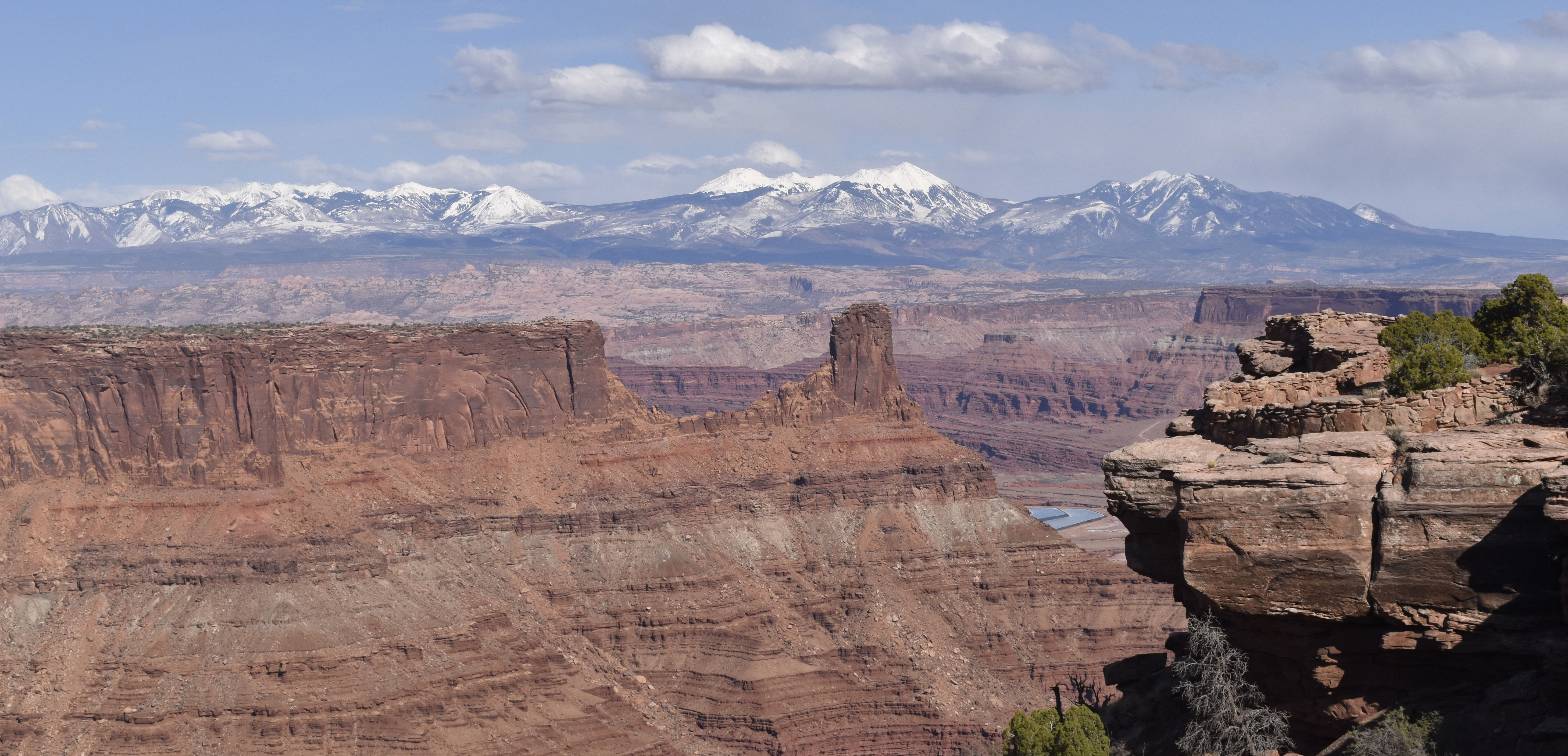 Canyon and mountains at Dead Horse State Park, UT