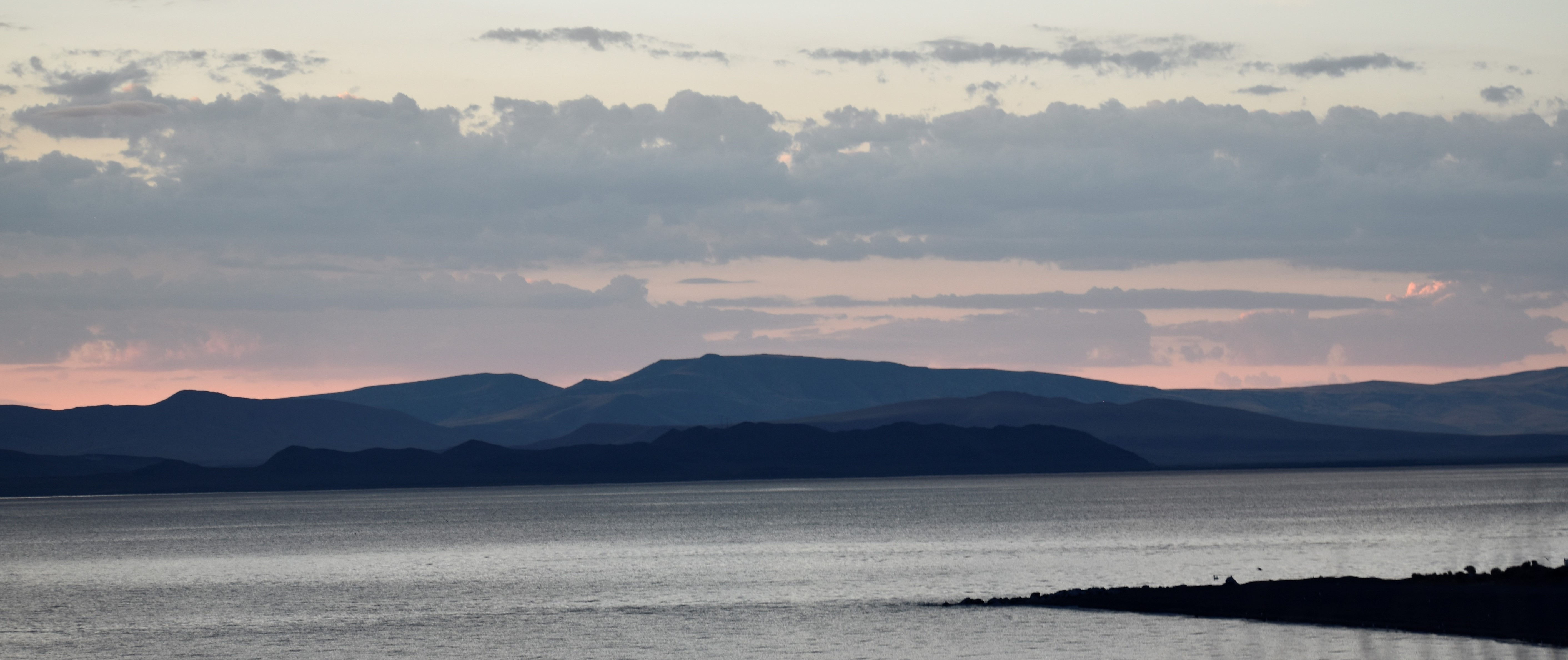 Pyramid Lake, NV around sunrise on July 17, 2023 #3