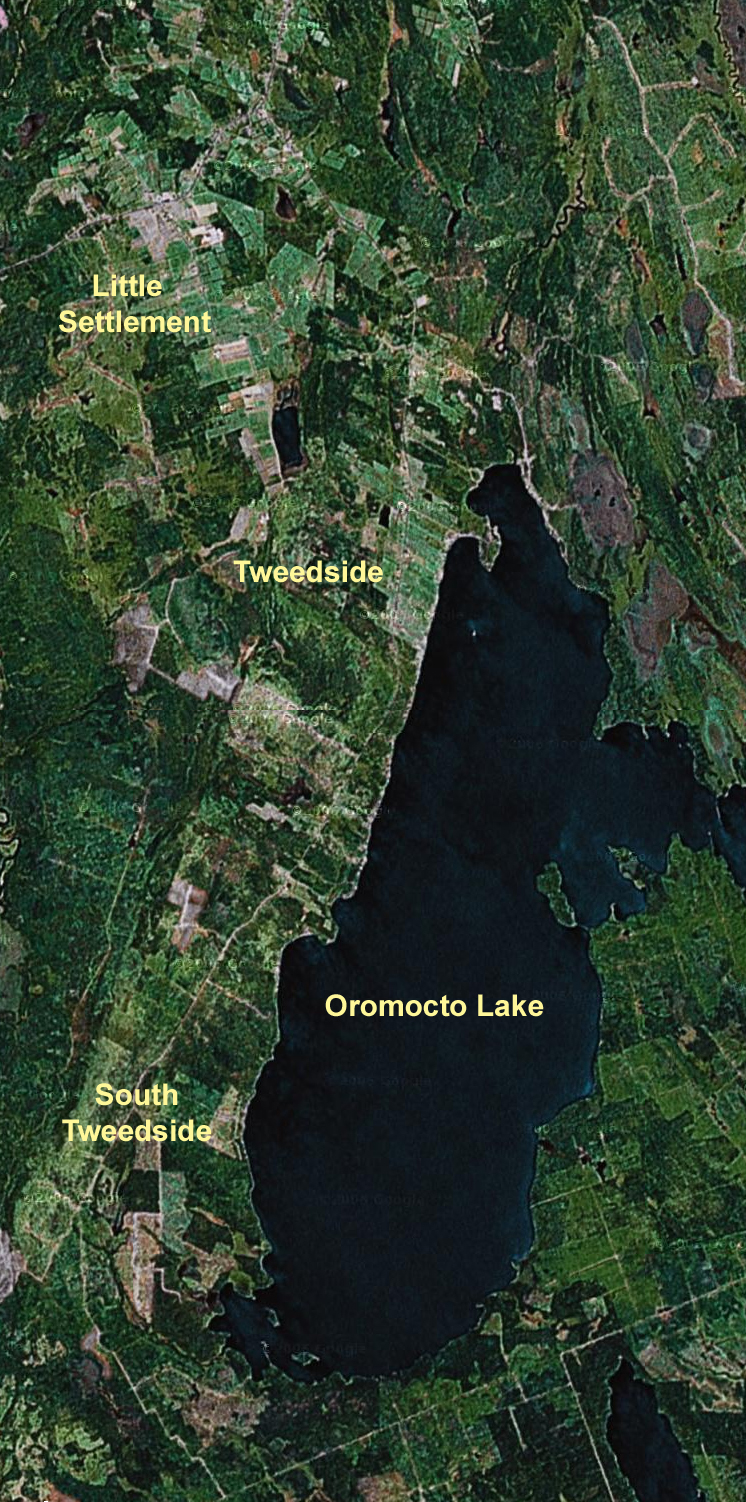 Harvey Maps New Brunswick Land Company and Settlement of Harvey and