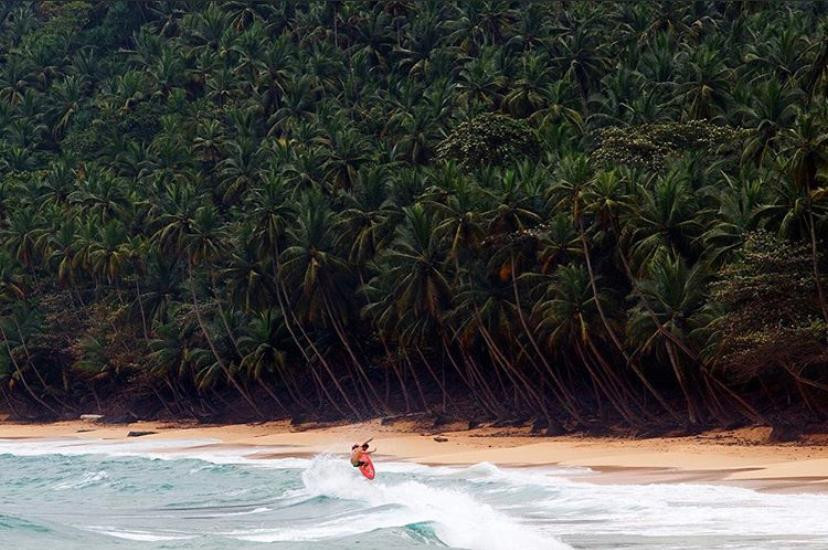 Pico de surf africano