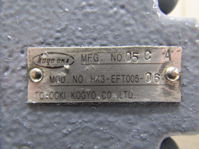 Thumbnail: Toyo-Oki Kogyo HPP-VD2V-F31A3-A Hydraulic Variable Displacement Piston Pump