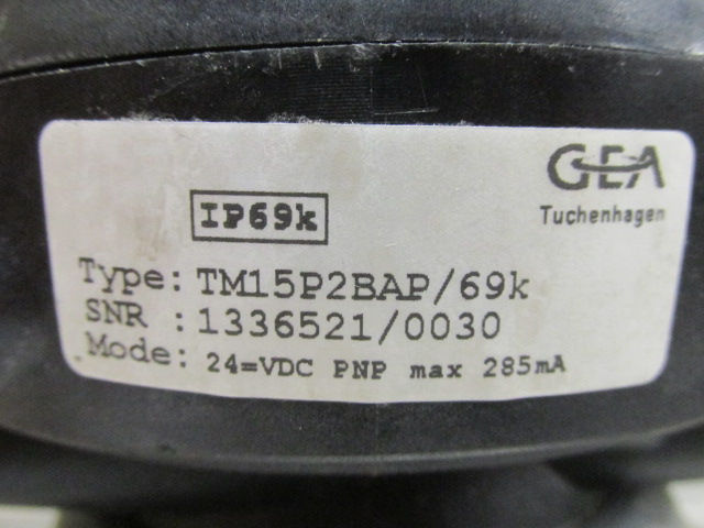 Thumbnail: GEA NT/ECO-OD2-1/2"/OD2-1/2"-EZ-ECD-V0-12N/52/3A+TM15P2BAP/69k Sanitary Valve 1"
