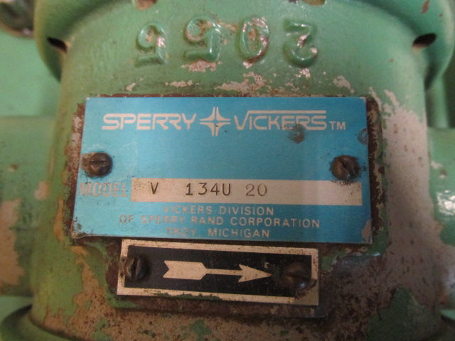 Thumbnail: Logan HOLSMAN 7190 Hydraulic Power Unit Pump 23 GPM 500 PSI Vickers V-134U-20