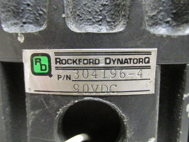 Thumbnail: Rockford Dynatorq 304196-4 Electric Motor Brake 90v DC