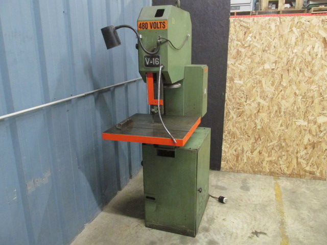 Thumbnail: Dake V-16 Vertical Bandsaw 16" x 10" Variable Speed Band Saw 3 PH