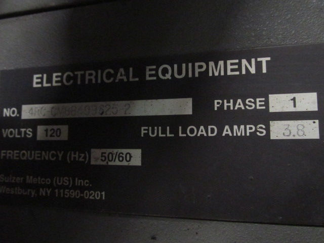 Thumbnail: Sulzer Metco 4RP & 4RC Electric Wire Arc Thermal Spray System - needs work