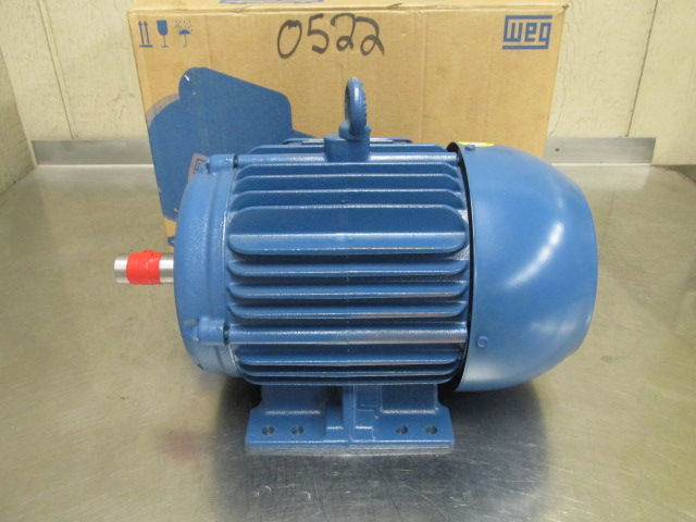 Thumbnail: WEG HT005504NPW22 Electric Motor 5 HP 1755 RPM 575v 3 PH 182/4T Frame