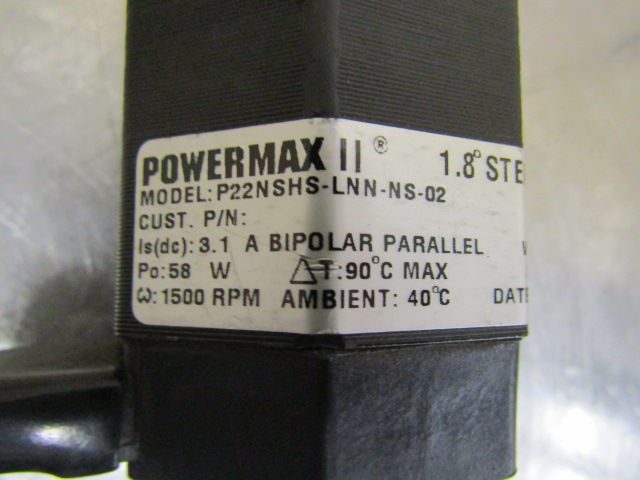 Thumbnail: Pacific Scientific P22NSHS-LNN-NS-02 Stepping Stepper Motor Powermax II