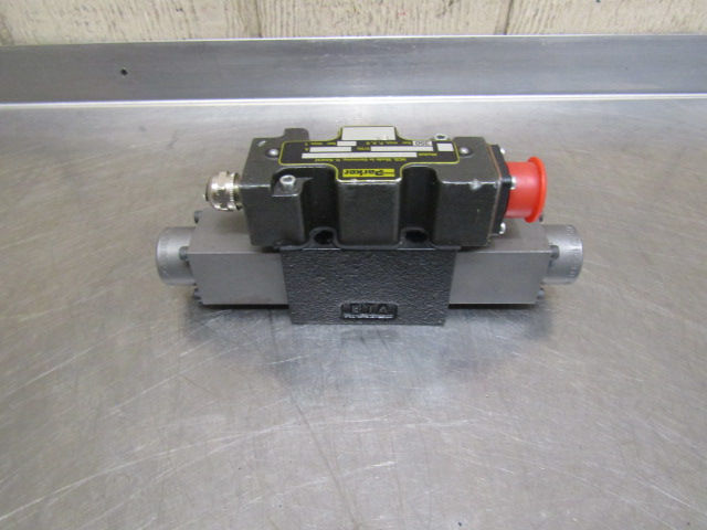 Thumbnail: Parker D1FVE-50-B-C-V-L-W-30 Hydraulic Directional Control Solenoid Pilot Valve