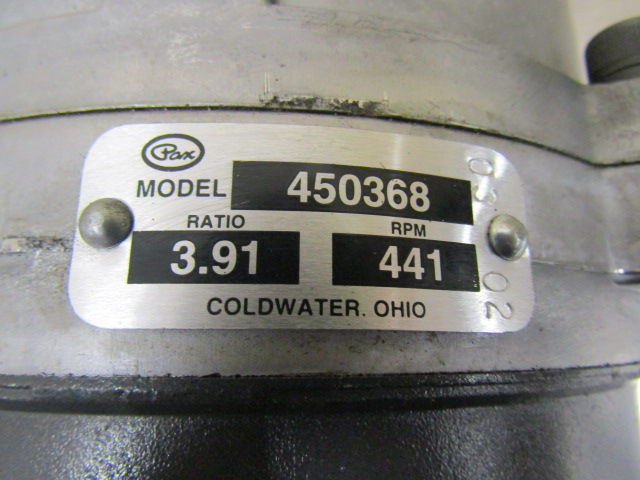 Thumbnail: Dayton 450368 Auger 441 RPM 3.91 Ratio 3K995A Drive Motor 1/2 HP 115/230v 1 PH