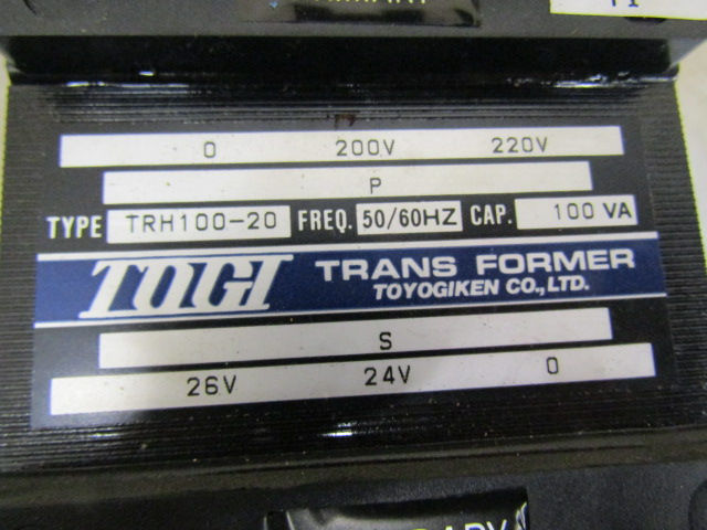 Thumbnail: TOGI TRH100-20 Control Transformer 100 VA 200-220v Pri 24v Sec