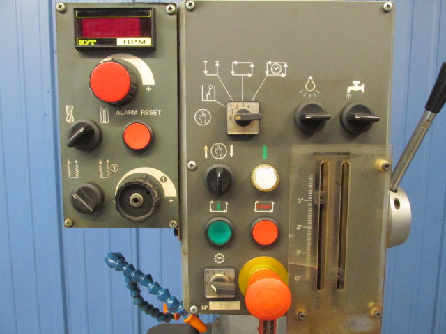 Thumbnail: Erlo Wilton Model 2350-2 Lead Screw Tapping Machine Drill Press 1.5 HP VFD