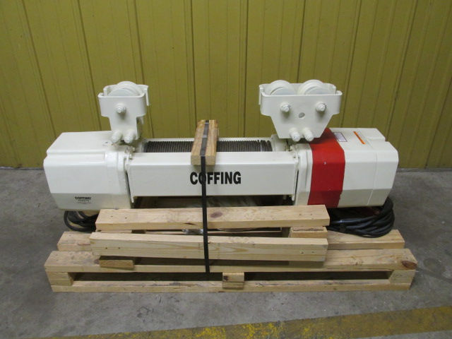 Thumbnail: Coffing WRT4014-3-44 Electric Cable Rope Hoist 2 Ton 4000 Lbs 230/460v 44' Lift