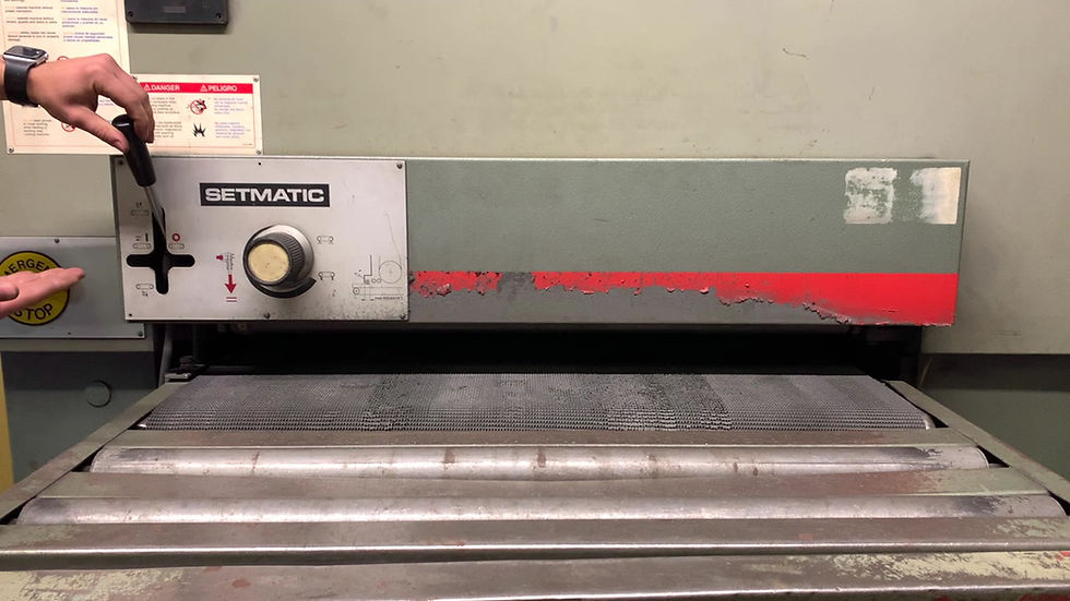 Thumbnail: Timesavers GrindingMaster MCSB/B-900 Wide Belt Sander Metal Deburring Brush 36"