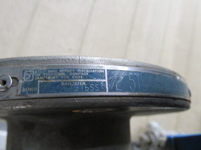 Thumbnail: Neles-Jamesbury 2-5150-31-3600 SS Ball Valve w/VPJ08DQ Pneumatic Actuator 2"