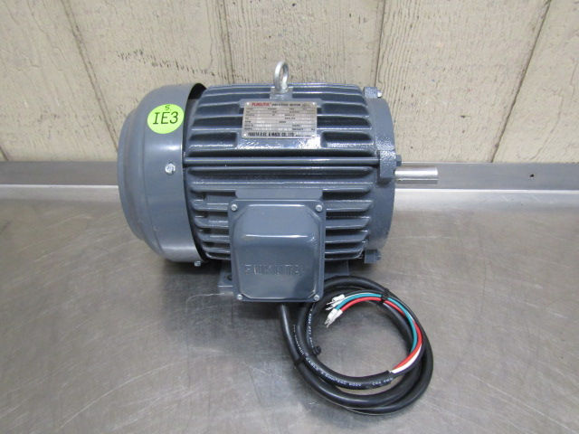 Thumbnail: Fukuta AEEK Electric Motor 5 HP 3475 RPM 240/480v 3 PH Frame 112M