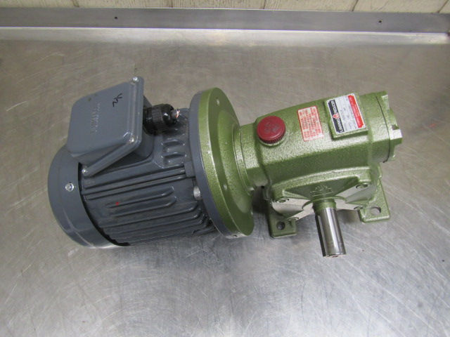 Thumbnail: Fukuta AEVF Liming HMW70-R Electric Motor Gearmotor 1/2 HP 40:1 Ratio 28.25 RPM