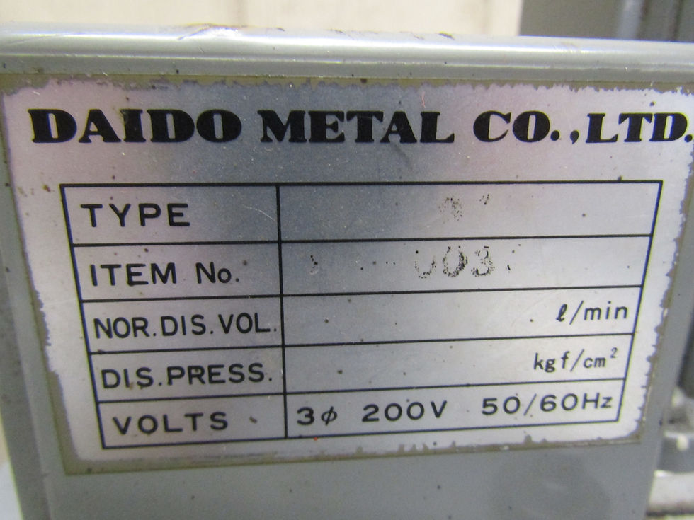 Thumbnail: Daido Metal Co. Oil Lube Lubrication Pump System Oiler SE-JFT