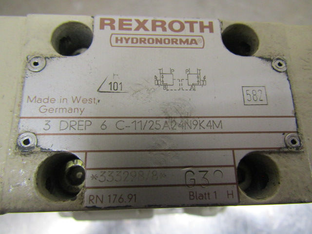 Thumbnail: Rexroth 3-DREP-6-C-11/25A24N9K4M Hydraulic Valve 4WRZ-16-W1-150-31/6A24N9EK4
