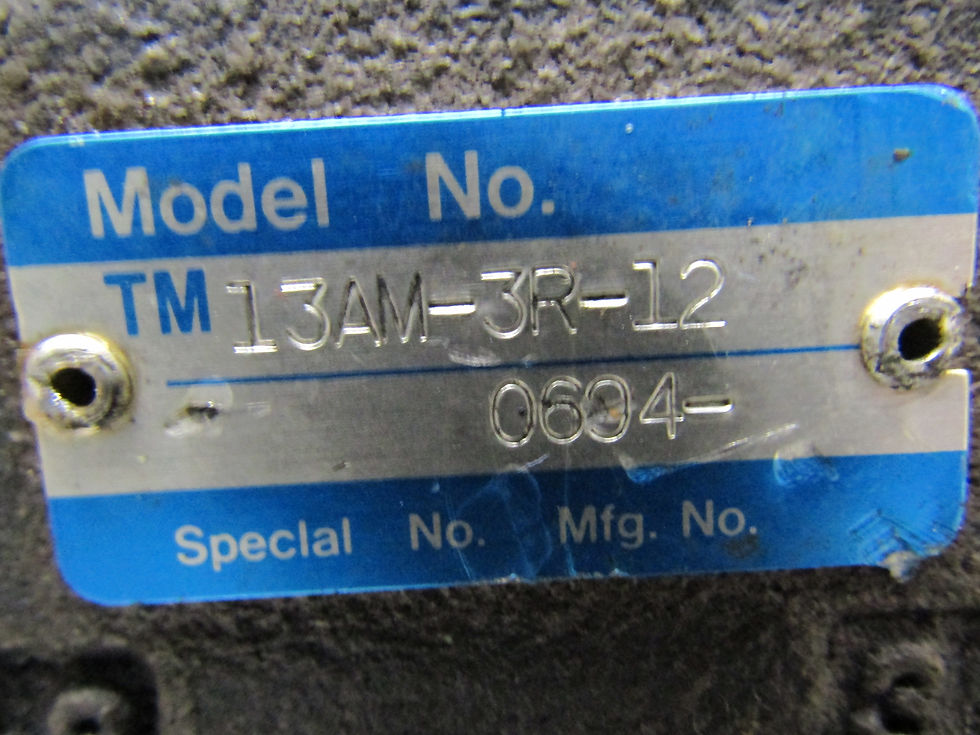 Thumbnail: Daikin TM13AM-3R22-PTNK-10-174 Hydraulic Positioning Motor TM13AM-3R-12