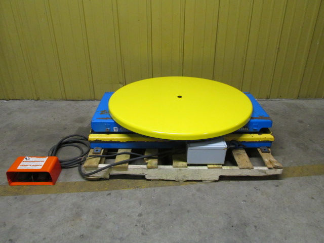 Thumbnail: Vision Bishamon VIS-2500 Hydraulic Scissor Lift Table 40" Round Rotating 2500 Lb