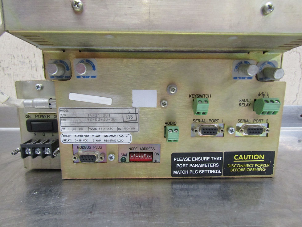 Thumbnail: Modicon PanelMate Plus 91-00918-03 Monitor Display MM-PM21400C Power Supply