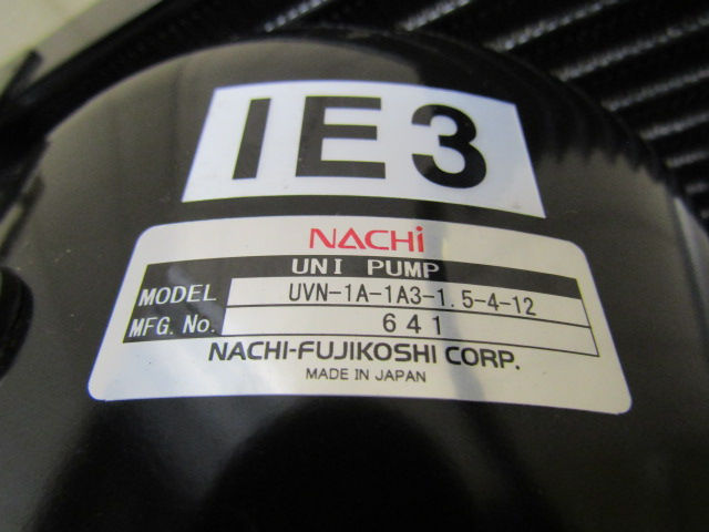 Thumbnail: Nachi UVN-1A-1A3-1.5-4-12 Hydraulic Pump Ikeyama H0130-0025-27-1 RT-1442-6