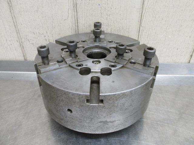 Thumbnail: Cushman 20-620-12-A08A 12" Diameter 3 Jaw Power Chuck D1-8 Spindle Mount