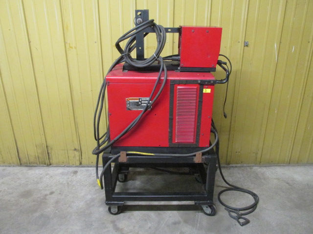Thumbnail: Lincoln CV-300 MIG Welder Power Source w/LN-7 Wire Feeder 300 Amp