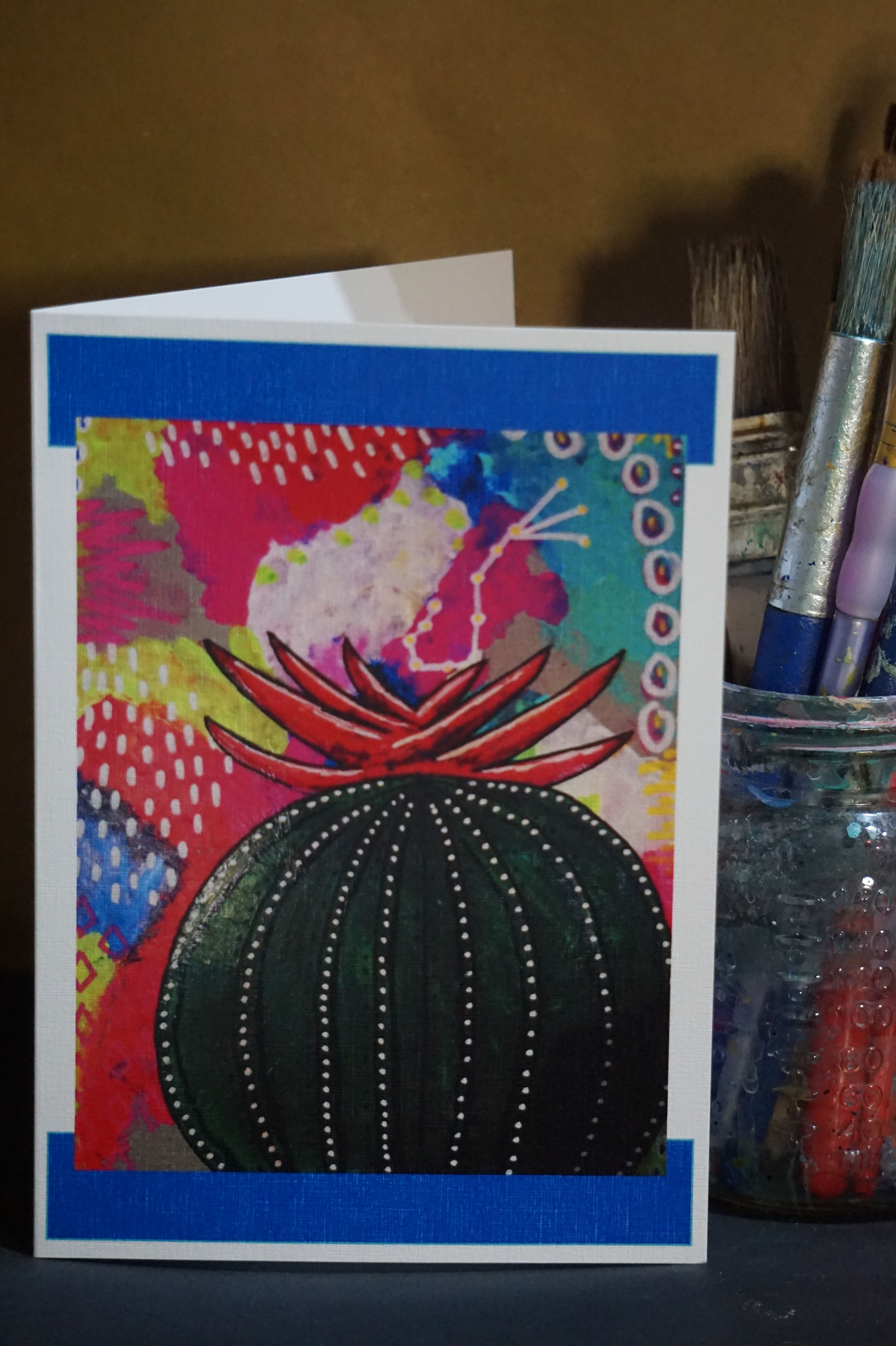 Card -Scorpio cactus