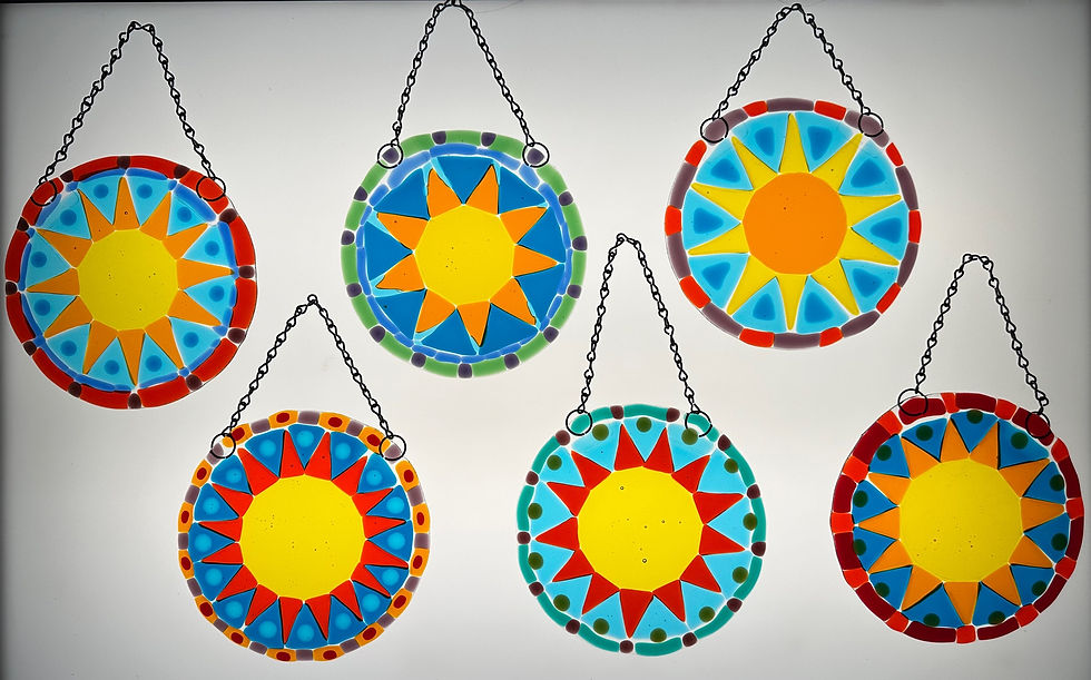 Thumbnail: Gratitude Sun Green and Purple Border 
