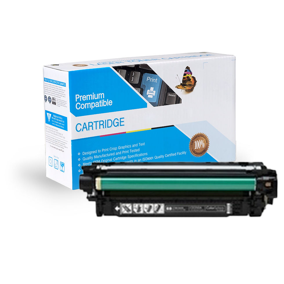 Compatible Replacement for HP CE250A (HP 504A) Black Toner Cartridges